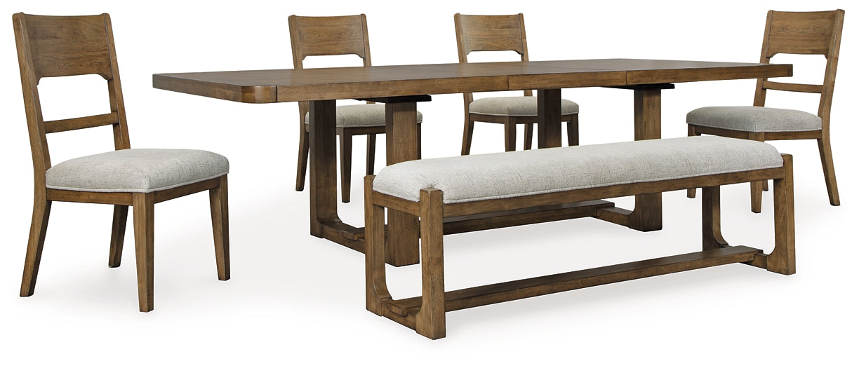 Bolanburg dining table and online 4 chairs and bench