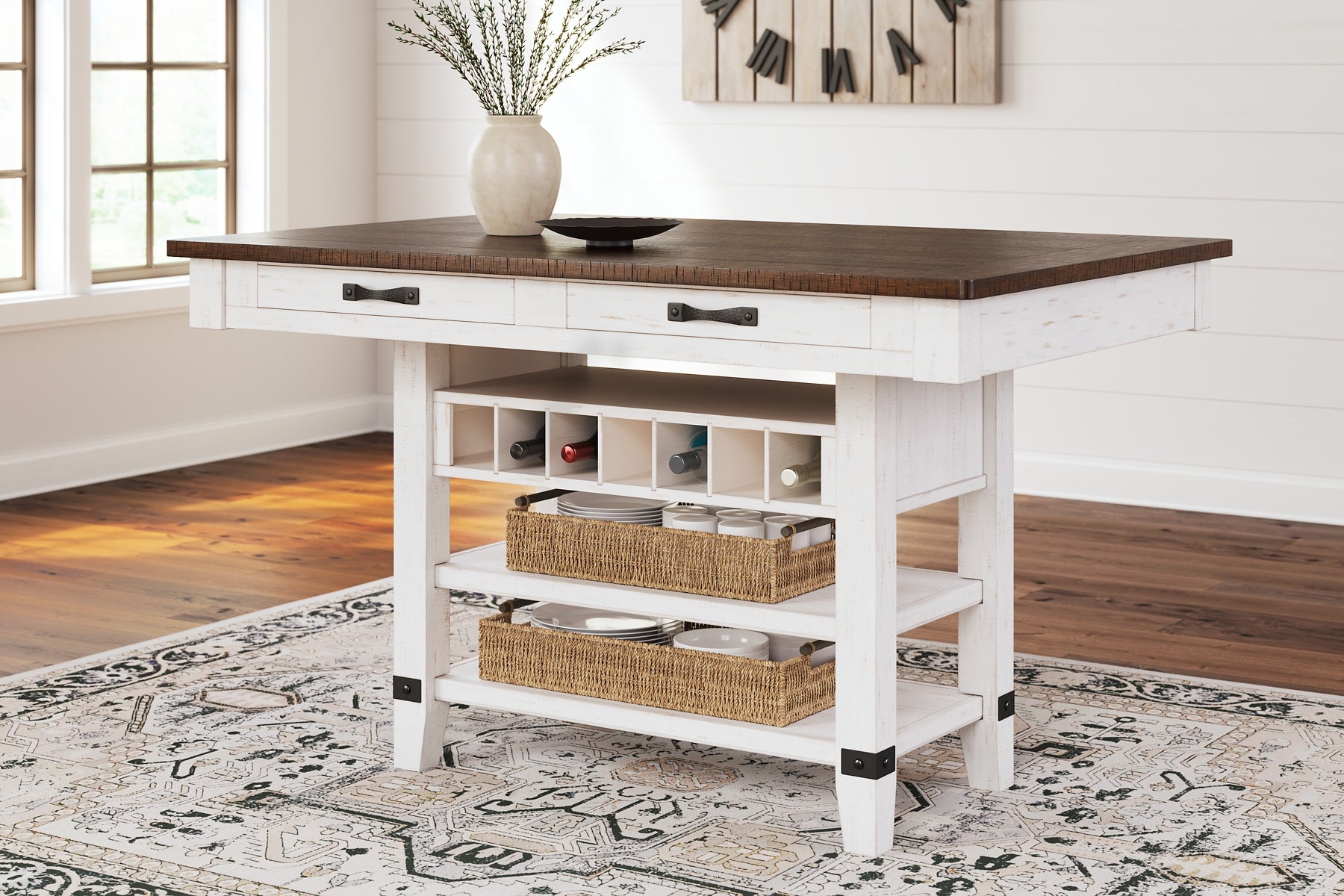 Counter height cabinet discount table