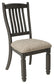 Tyler Creek Dining UPH Side Chair (2/CN)