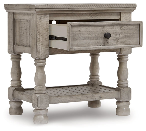 Harrastone Queen Panel Bed with Dresser and Nightstand