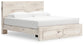 Lawroy King Panel Storage Bed with Mirrored Dresser