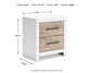 Charbitt Twin Panel Bed with Nightstand