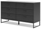 Socalle Queen Platform Bed with Dresser and Nightstand