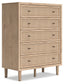 Cielden King Panel Headboard with Mirrored Dresser, Chest and Nightstand