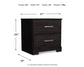 Belachime Queen Panel Bed with 2 Nightstands