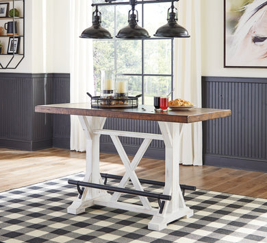 Chambers Creek - Tall Dining Table - Rustic Pine – SJB Home Decor -  Cincinnati Furniture & Mattress Store