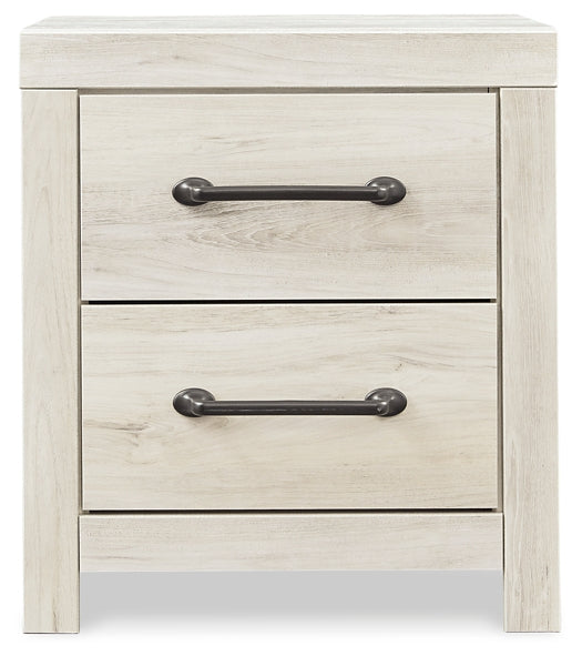 Cambeck Twin Panel Bed with 4 Storage Drawers with Mirrored Dresser, Chest and 2 Nightstands