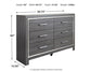 Lodanna King Panel Bed with 2 Storage Drawers with Dresser