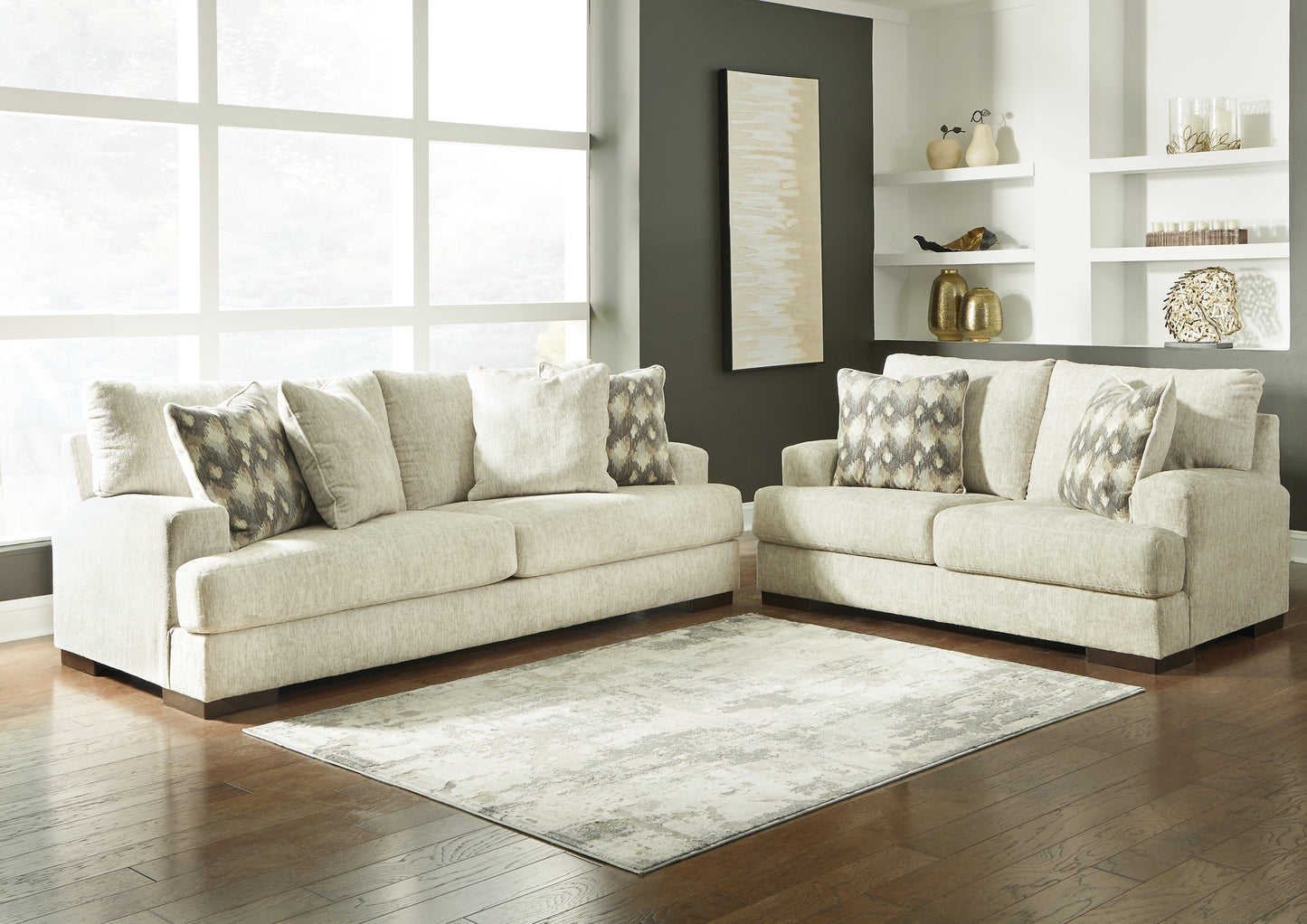 Caretti Sofa and Loveseat