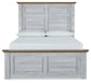 Haven Bay Queen Panel Bed with Mirrored Dresser, Chest and 2 Nightstands