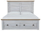 Haven Bay King Panel Storage Bed with Dresser