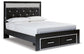 Kaydell Queen Upholstered Panel Storage Bed with Dresser