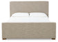 Dakmore Queen Upholstered Bed with Dresser