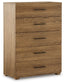 Dakmore King Upholstered Bed with Mirrored Dresser and Chest