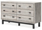 Vessalli King Panel Bed with Dresser