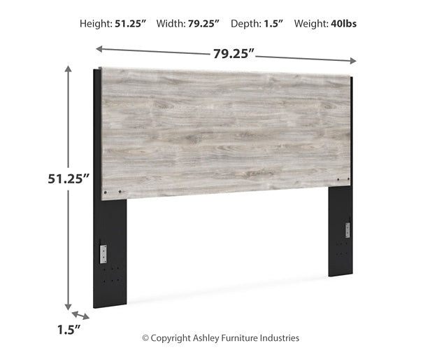 Vessalli King Panel Headboard with Mirrored Dresser