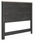 Nanforth Queen Panel Headboard with Mirrored Dresser